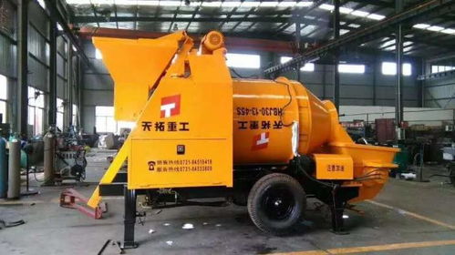 湖南天拓重工生产混凝土泵车 搅拌天泵车系列产品图集